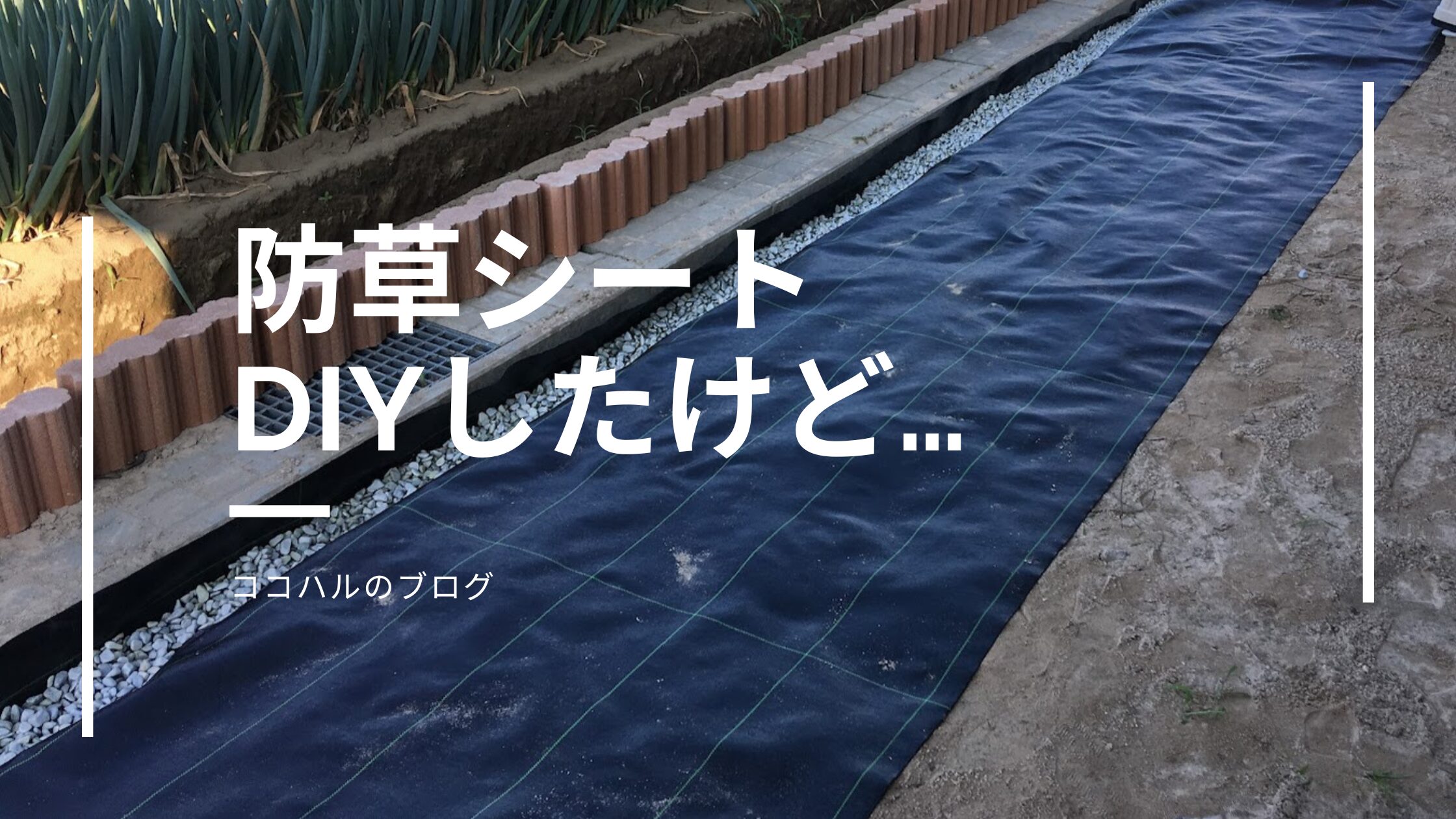 防草シートをDIY」実はこんな失敗もある。実体験をもとに紹介 